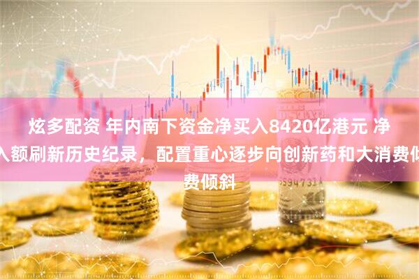 炫多配资 年内南下资金净买入8420亿港元 净买入额刷新历史纪录，配置重心逐步向创新药和大消费倾斜