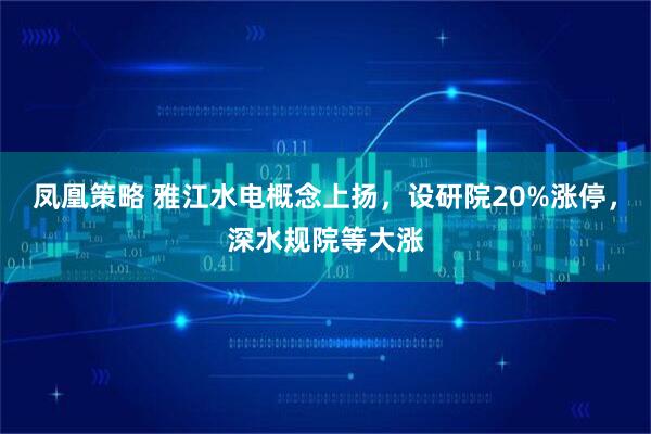 凤凰策略 雅江水电概念上扬，设研院20%涨停，深水规院等大涨